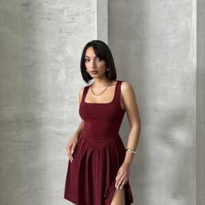 Fırfır Etekli Elbise