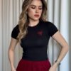 Kurdele Nakışlı Crop