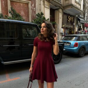 Zara Model Modal Kumaş Elbise