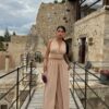 Bustiyer Yırtmaçlı Pantolonlu Takım